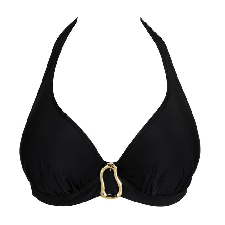PrimaDonna Swimwear - Uvita Padded Plunge Bikini Top Black