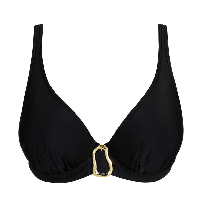 PrimaDonna Swimwear - Uvita Padded Plunge Bikini Top Black