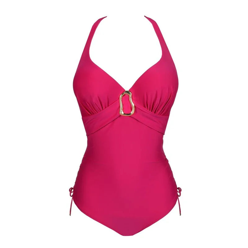 PrimaDonna Swimwear - Uvita Plunge Swimsuit Deep Magenta