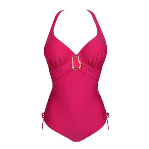 PrimaDonna Swimwear - Uvita Plunge Swimsuit Deep Magenta