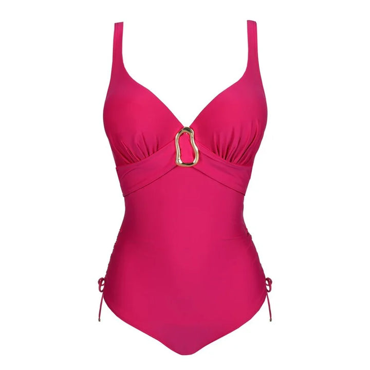 PrimaDonna Swimwear - Uvita Plunge Swimsuit Deep Magenta