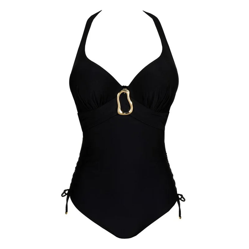 PrimaDonna Swimwear - Uvita Plunge Swimsuit Black