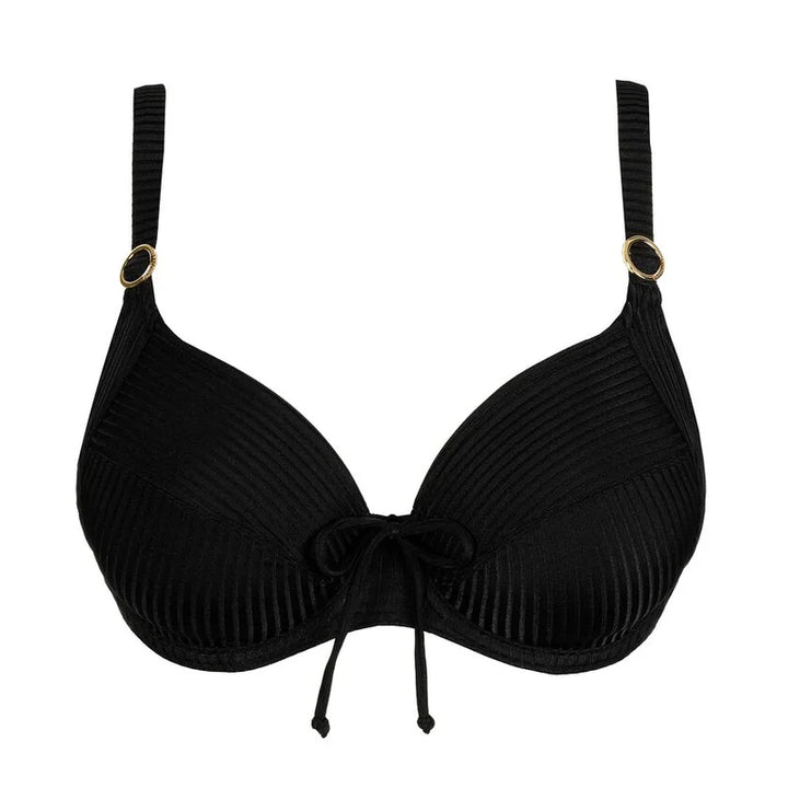 PrimaDonna Swimwear - Delray Full Cup Bikini Top Black