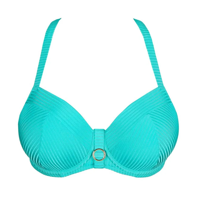 PrimaDonna Swimwear - Delray Padded Balcony Bikini Top Sea Turtle