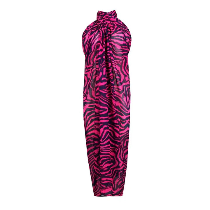 PrimaDonna Swimwear - Malabo Swimwear Pareo Hot Pink Zebra
