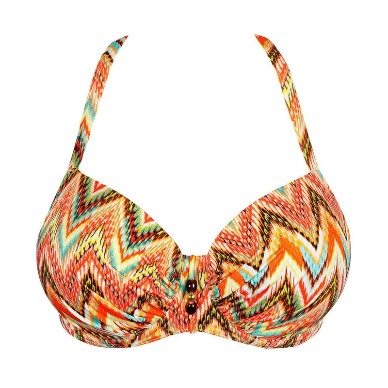 PrimaDonna Swimwear - Tubou Padded Balcony Bikini Top Ikat Summer
