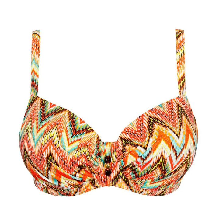 PrimaDonna Swimwear - Tubou Padded Balcony Bikini Top Ikat Summer