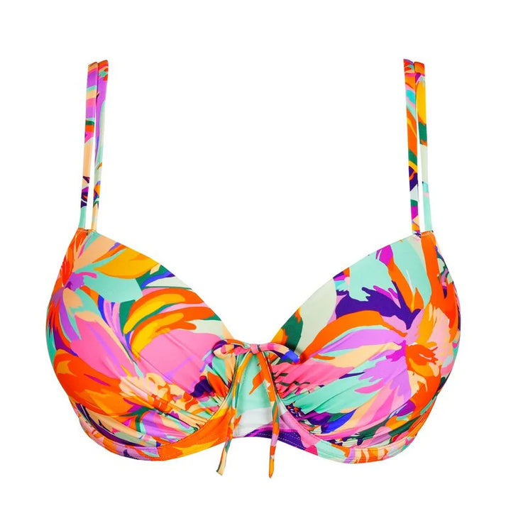 PrimaDonna Swimwear - Varadeo Padded Balcony Bikini Top Bright Tropics