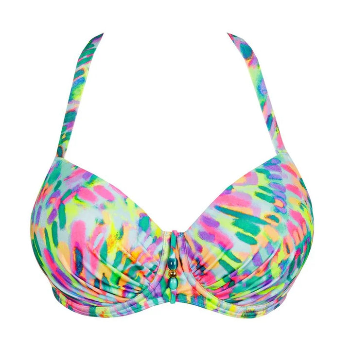 PrimaDonna Swimwear - Douala Padded Balcony Bikini Top Impressionist Summer