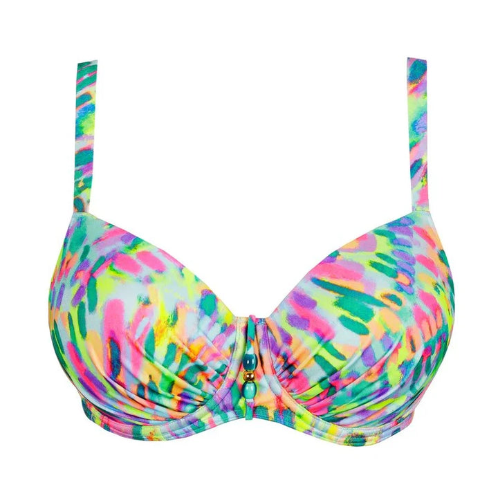 PrimaDonna Swimwear - Douala Padded Balcony Bikini Top Impressionist Summer