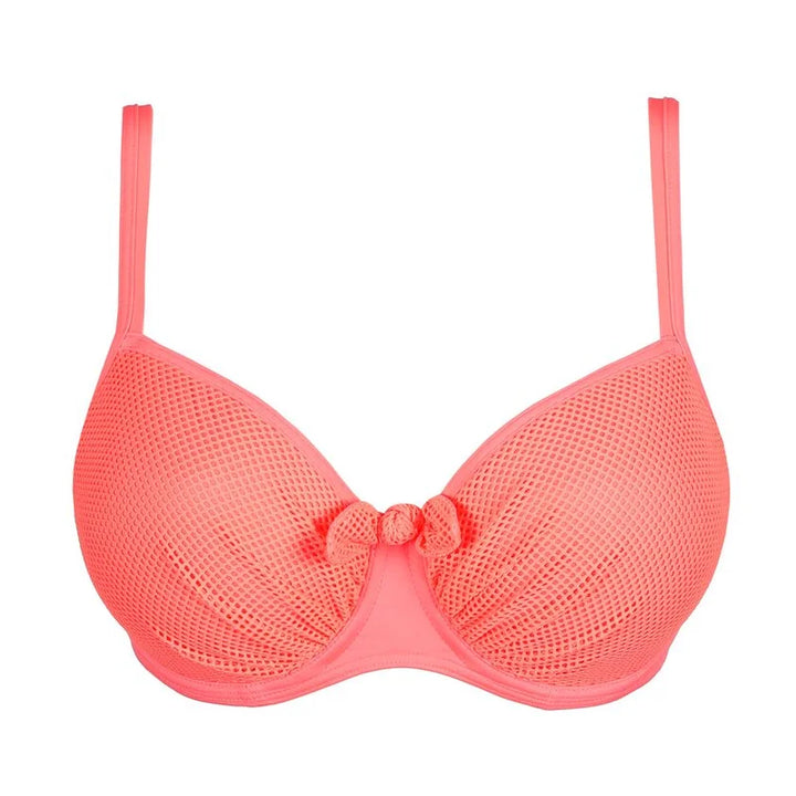 PrimaDonna Swimwear - Rivas Padded Balcony Bikini Top Neon Fiesta