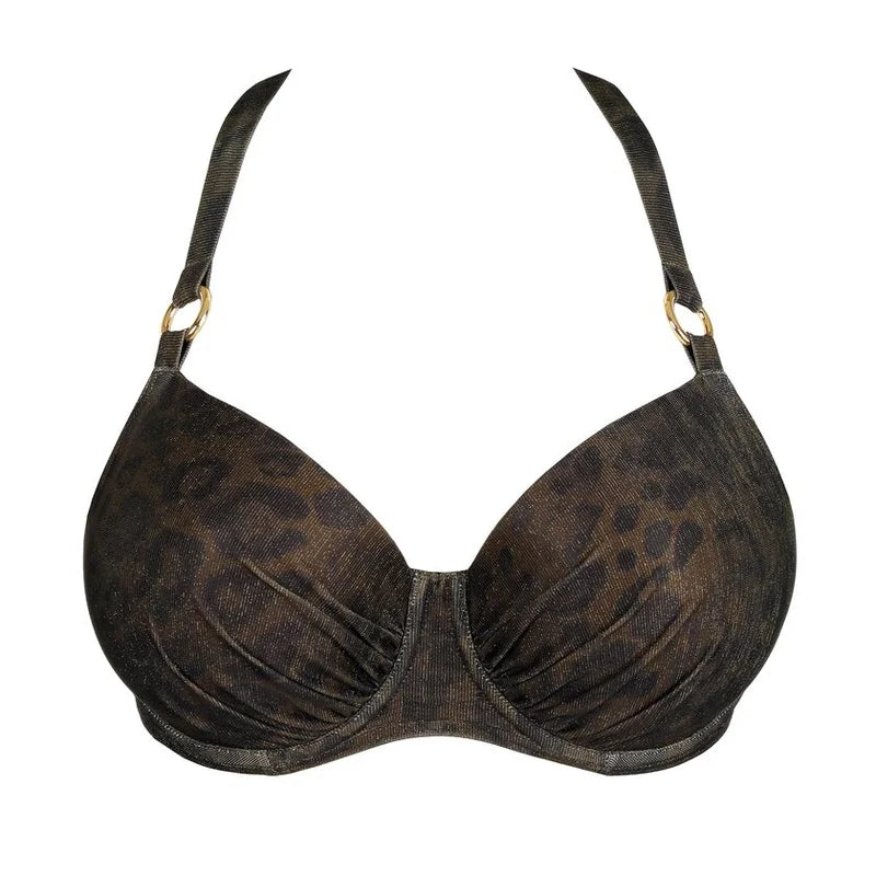 PrimaDonna Swimwear - Ratjada Padded Balcony Bikini Top Jungle Jaguar
