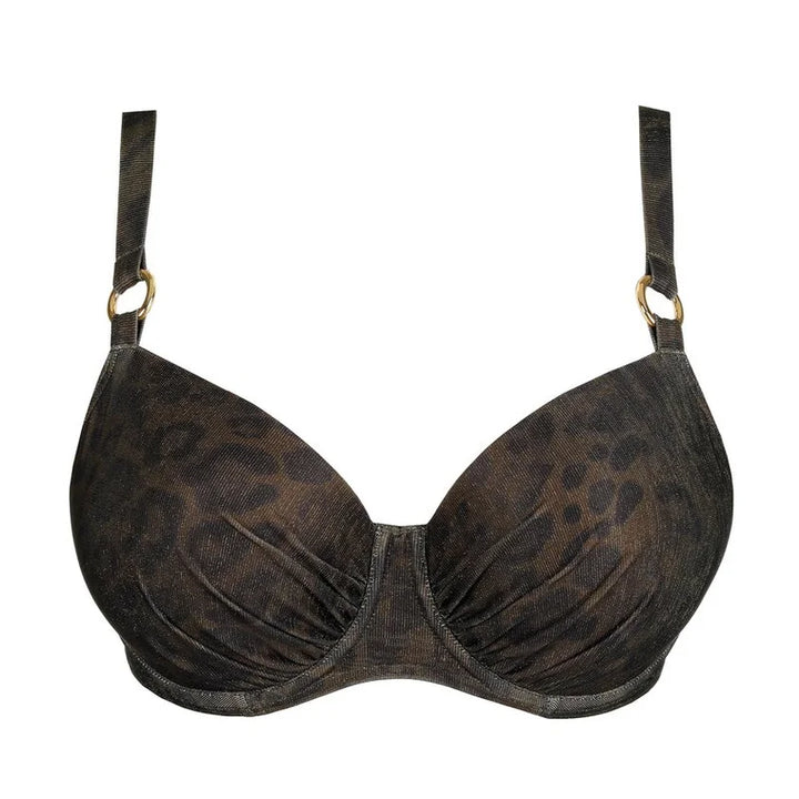 PrimaDonna Swimwear - Ratjada Padded Balcony Bikini Top Jungle Jaguar