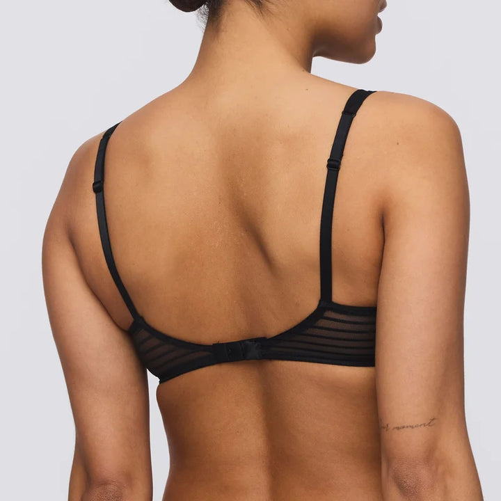 Marie Jo - Basyl Half Padded Plunge Bra Black