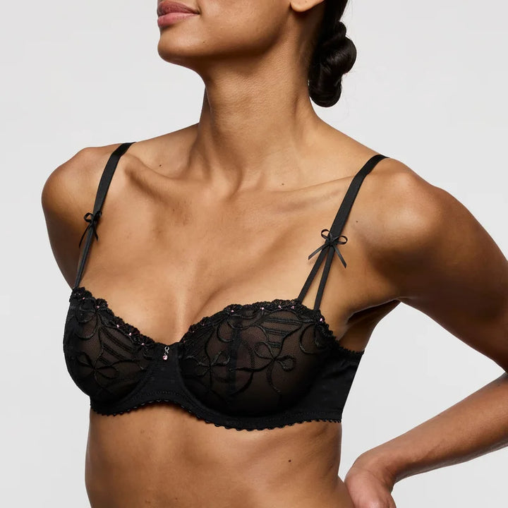 Marie Jo - Noova Balcony Bra Vertical Seam Black