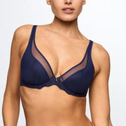 Marie Jo - Linaa Half Padded Plunge Bra Evening Blue