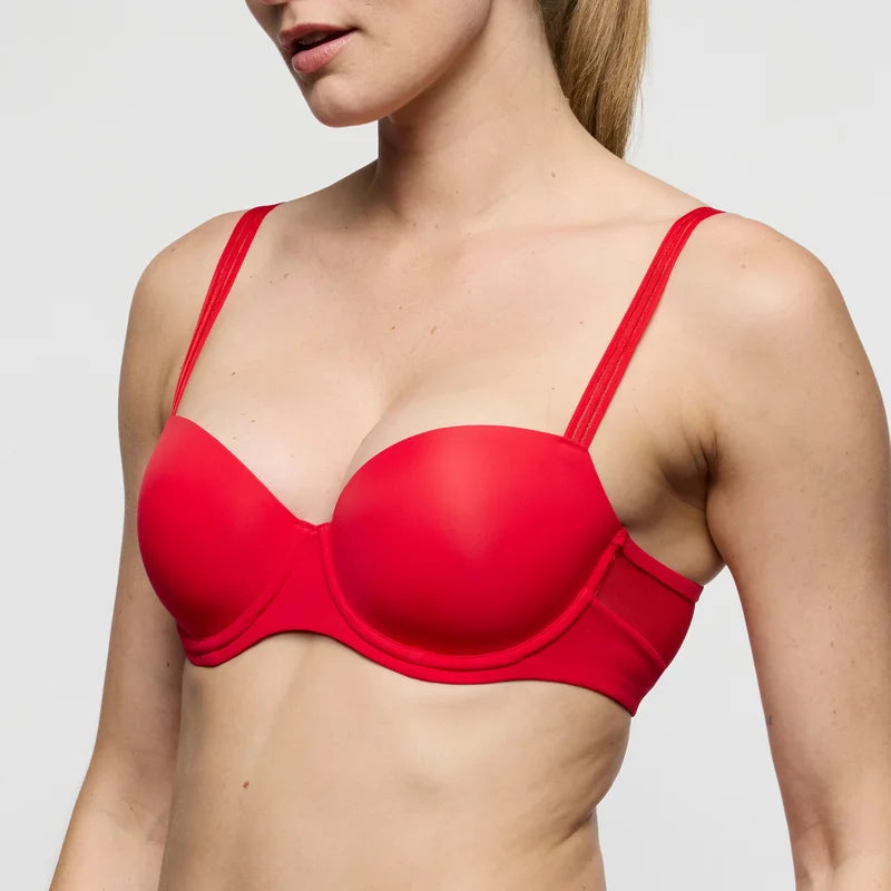 Marie Jo - Louie Padded Balcony Bra True Red