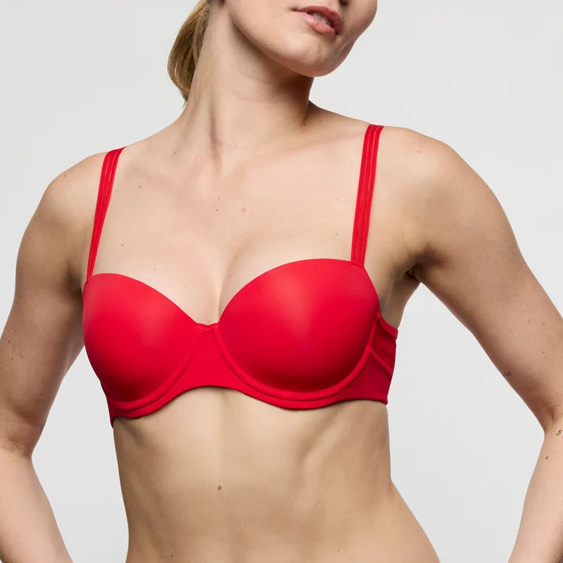 Marie Jo - Louie Padded Balcony Bra True Red