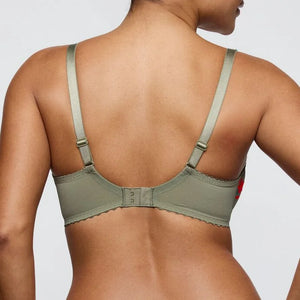 PrimaDonna - Cala Luna Half Padded Plunge Bra Botanique