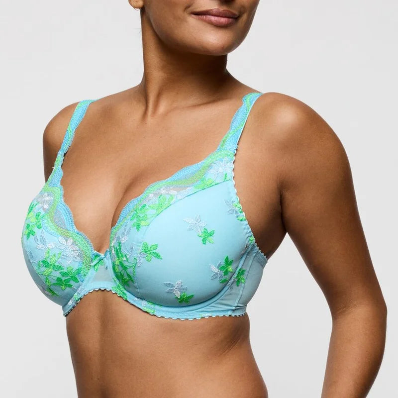 PrimaDonna - Cala Luna Half Padded Plunge Bra Ice Dream