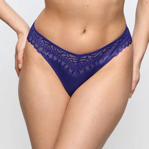 Marie Jo - Cerina Thong Velvet Blue