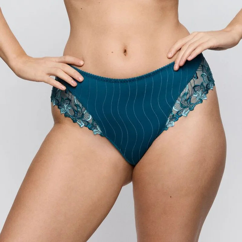 PrimaDonna - Deauville Luxury Thong Peacock