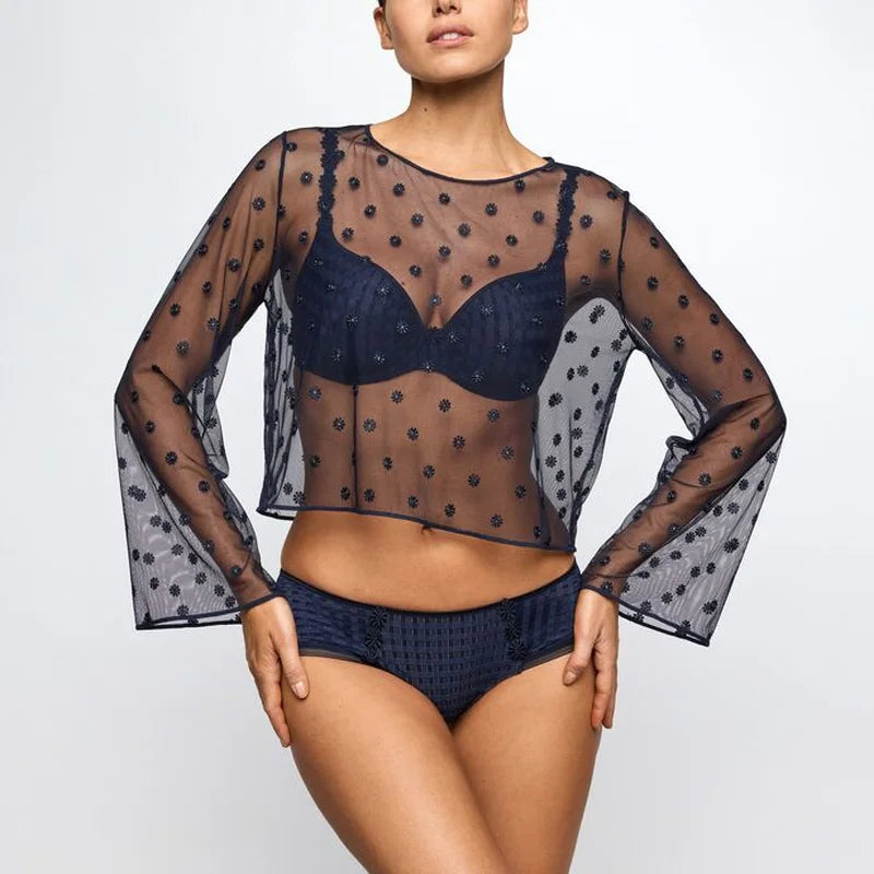 Marie Jo - Avero Top Without Cups Velvet Blue