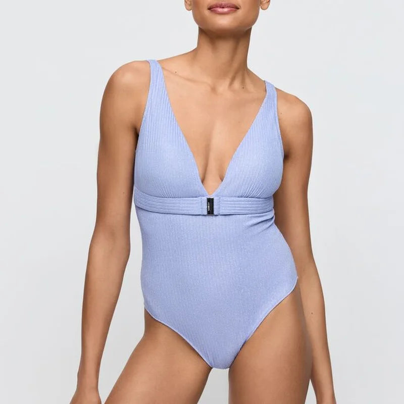 Marie Jo Swimwear - Tinjis Plunge Swimsuit Wireless Sparkling Dusk