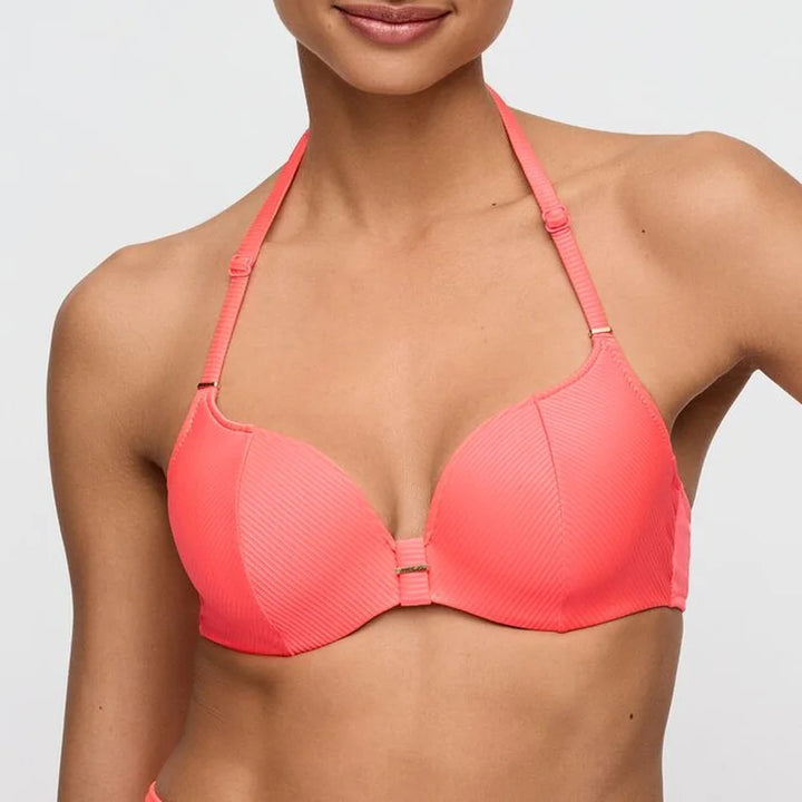 Marie Jo Swimwear - Cassie Padded Bikini Top Heartshape Neon Fiesta