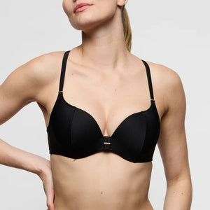 Marie Jo Swimwear - Cassie Padded Bikini Top Heartshape Black