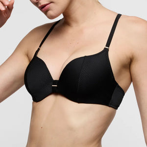 Marie Jo Swimwear - Cassie Padded Bikini Top Heartshape Black