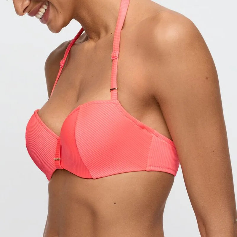 Marie Jo Swimwear - Cassie Padded Balcony Bikini Top Neon Fiesta
