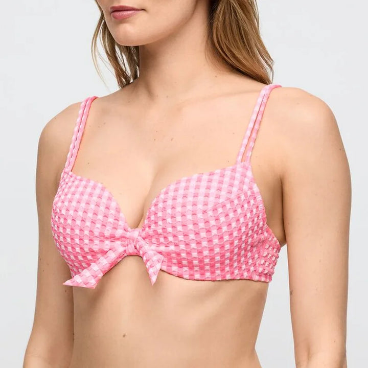 Marie Jo Swimwear - Mary Lynn Padded Bikini Top Heartshape Rose Gingham