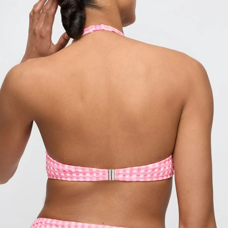 Marie Jo Swimwear - Mary Lynn Padded Balcony Bikini Top Rose Gingham