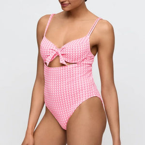 Marie Jo Swimwear - Mary Lynn Full Cup Swimsuit Rose Gingham