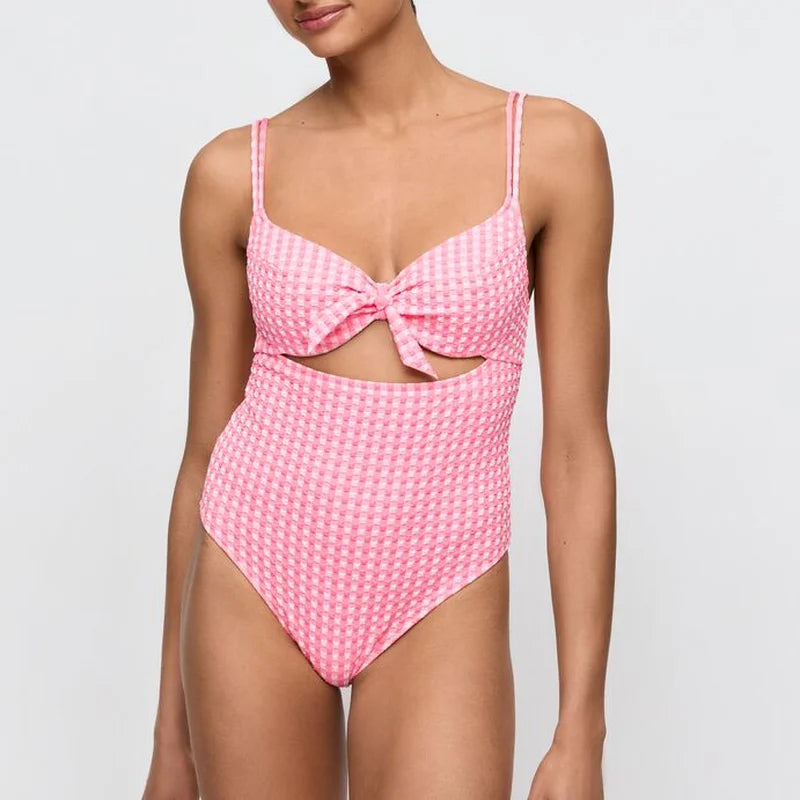 Marie Jo Swimwear - Mary Lynn Full Cup Swimsuit Rose Gingham