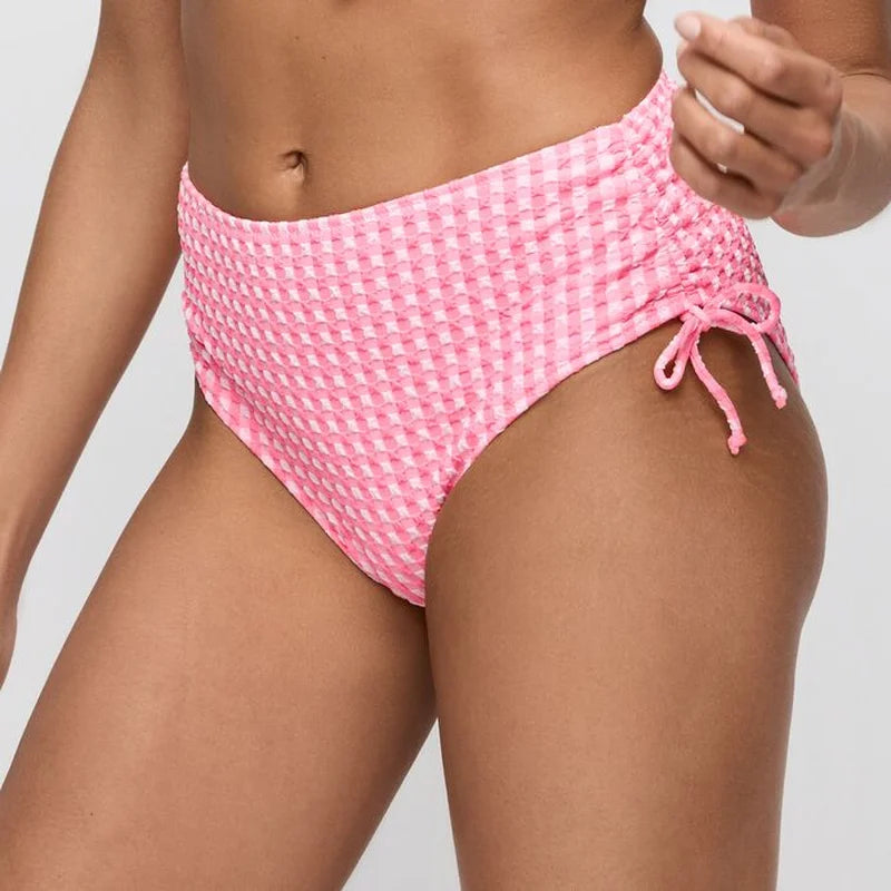 Marie Jo Swimwear - Mary Lynn Bikini Full Briefs Ropes Rose Gingham