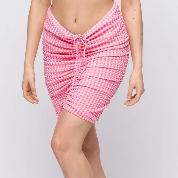 Marie Jo Swimwear - Mary Lynn Swimwear Stretch Skirt Rose Gingham