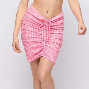 Marie Jo Swimwear - Mary Lynn Swimwear Stretch Skirt Rose Gingham