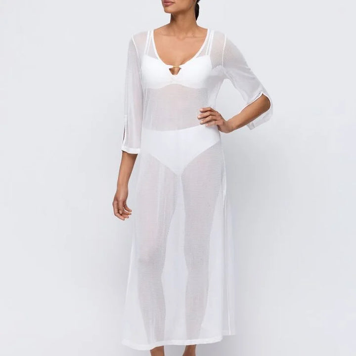 Marie Jo Swimwear - Taleah Swimwear Kaftan Elfin White