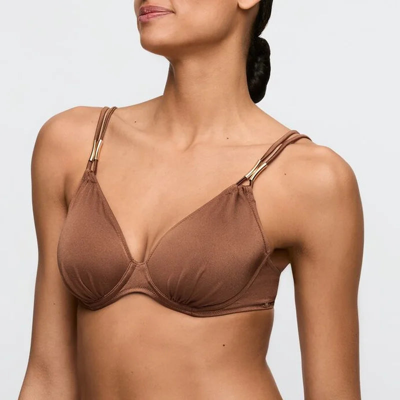 Marie Jo Swimwear - Hello Sunset Padded Bikini Top Heartshape Sepia