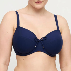 PrimaDonna Swimwear - Aswan Full Cup Bikini Top Water Blue