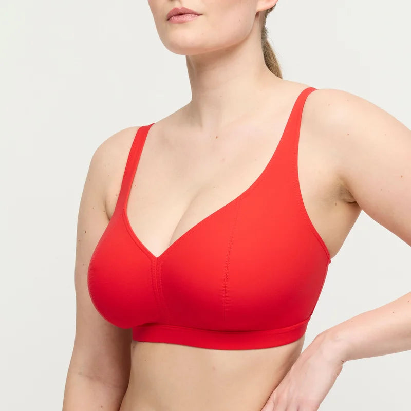PrimaDonna Swimwear - Aswan Triangle Bikini Top Fiesta Red