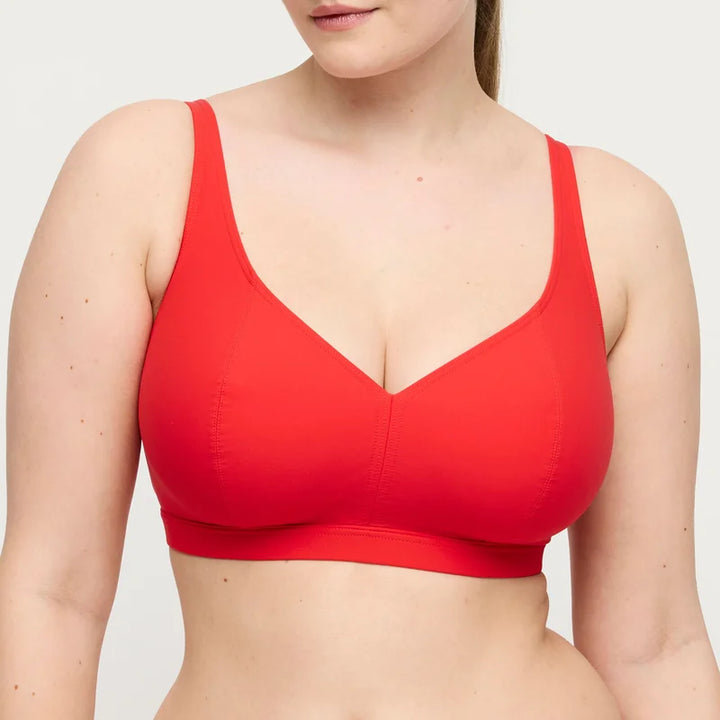PrimaDonna Swimwear - Aswan Triangle Bikini Top Fiesta Red