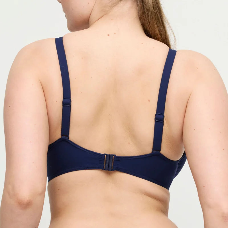 PrimaDonna Swimwear - Aswan Padded Balcony Bikini Top Water Blue