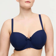 PrimaDonna Swimwear - Aswan Padded Balcony Bikini Top Water Blue