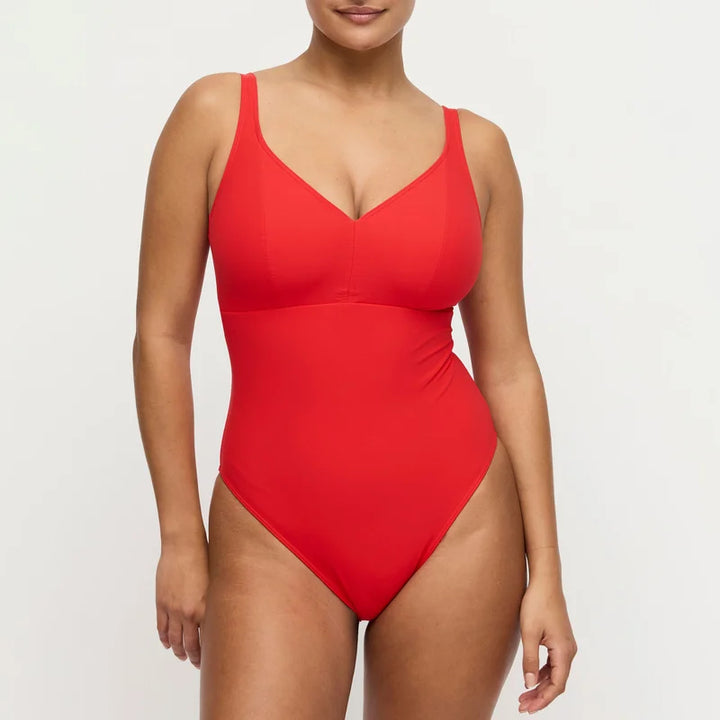 PrimaDonna Swimwear - Aswan Plunge Swimsuit Wireless Fiesta Red