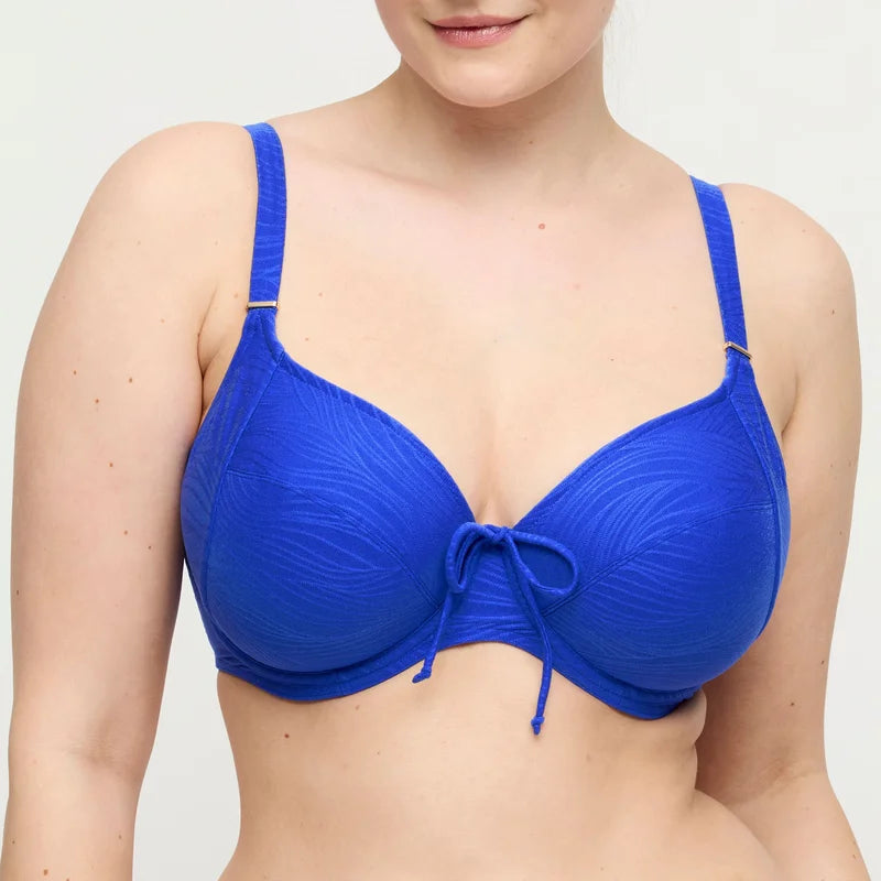 PrimaDonna Swimwear - Mantas Full Cup Bikini Top Electric Blue