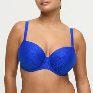 PrimaDonna Swimwear - Mantas Padded Balcony Bikini Top Electric Blue