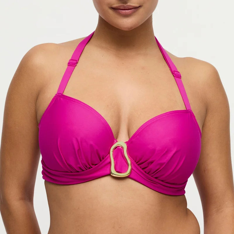 PrimaDonna Swimwear - Uvita Full Cup Bikini Top Deep Magenta